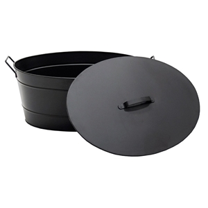 Picture of Black Oval Tub with Lid