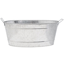 Picture of Large Oval Galvanized Steel Tub