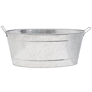 Picture of Large Oval Galvanized Steel Tub